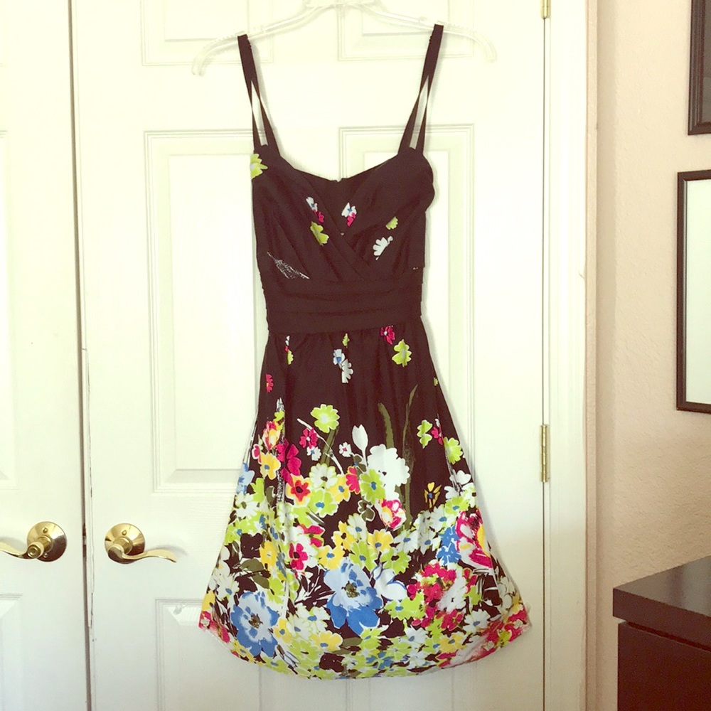 Torrid size 12 floral dress with adjustable straps